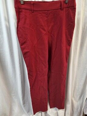 Rafaella Rio Red Straight-Leg Dress Pants